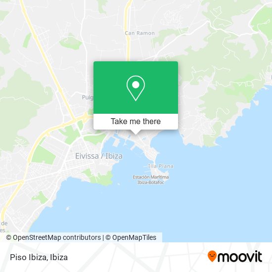 Piso Ibiza map