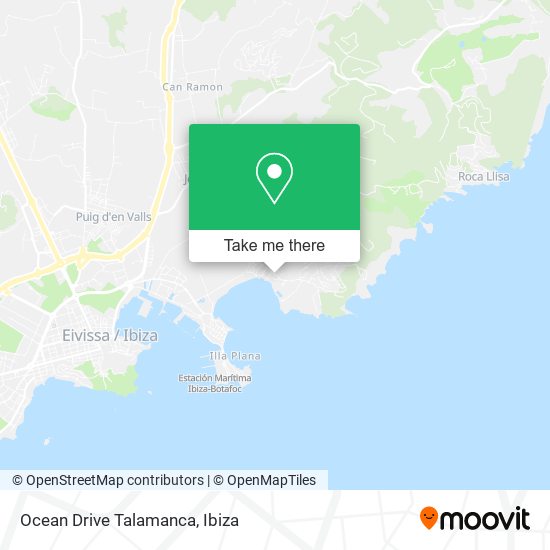 Ocean Drive Talamanca map
