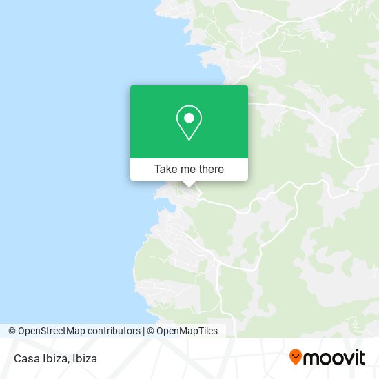 Casa Ibiza map