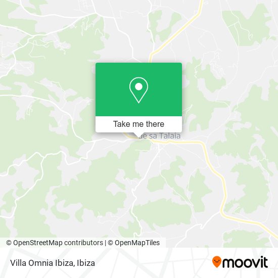 Villa Omnia Ibiza map