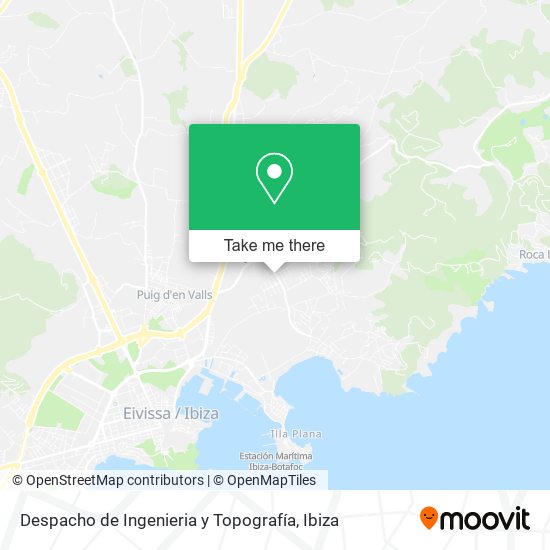 Despacho de Ingenieria y Topografía map