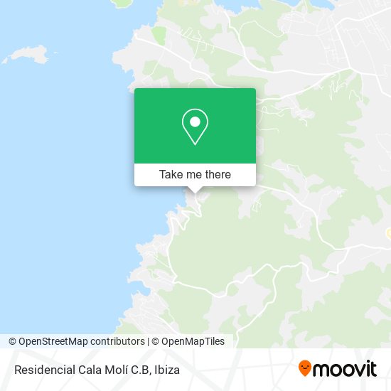 Residencial Cala Molí C.B map