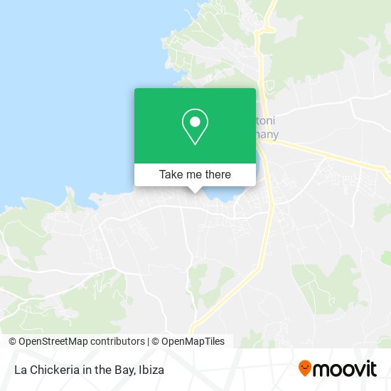 La Chickeria in the Bay map