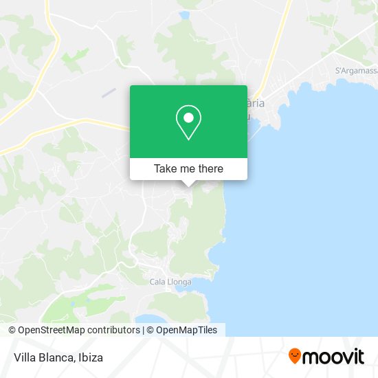 Villa Blanca map