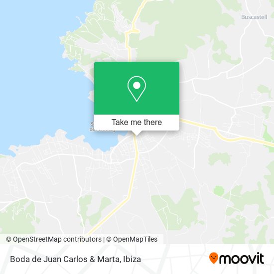 Boda de Juan Carlos & Marta map