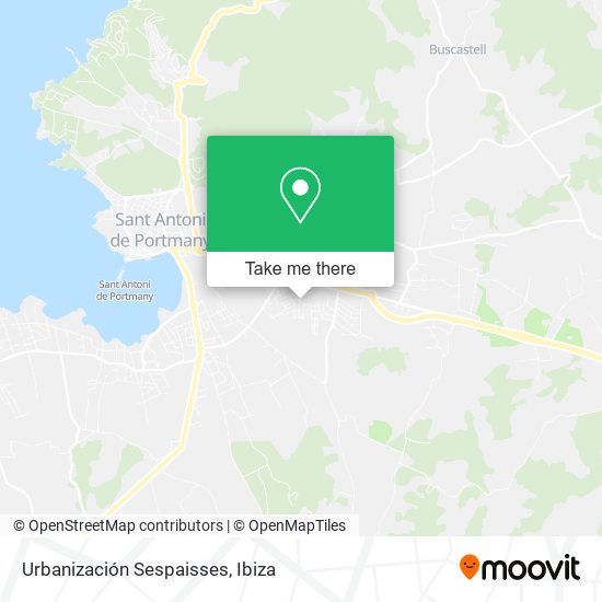 Urbanización Sespaisses map