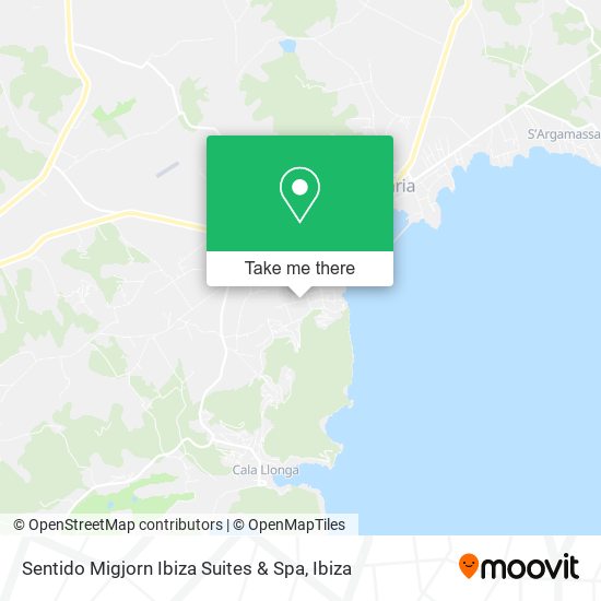 Sentido Migjorn Ibiza Suites & Spa map