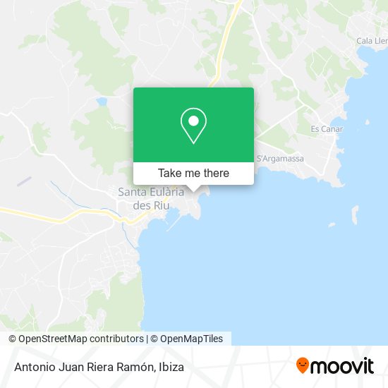 Antonio Juan Riera Ramón map