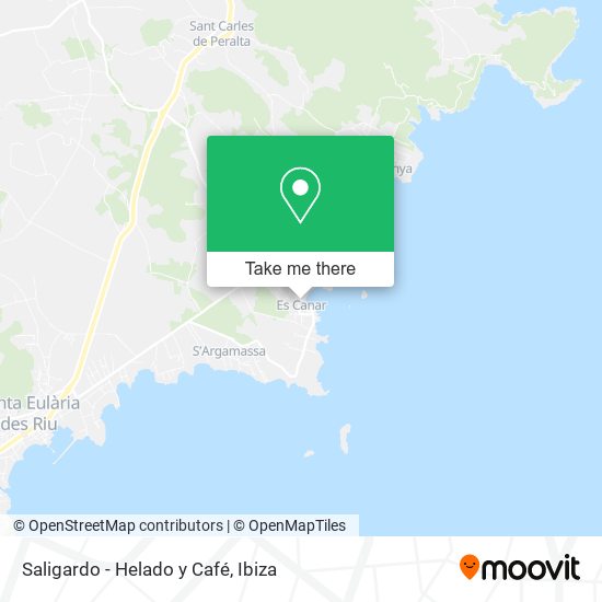 Saligardo - Helado y Café map