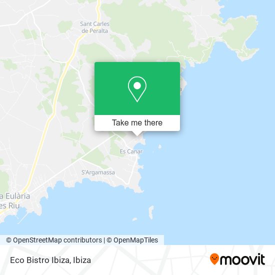 Eco Bistro Ibiza map