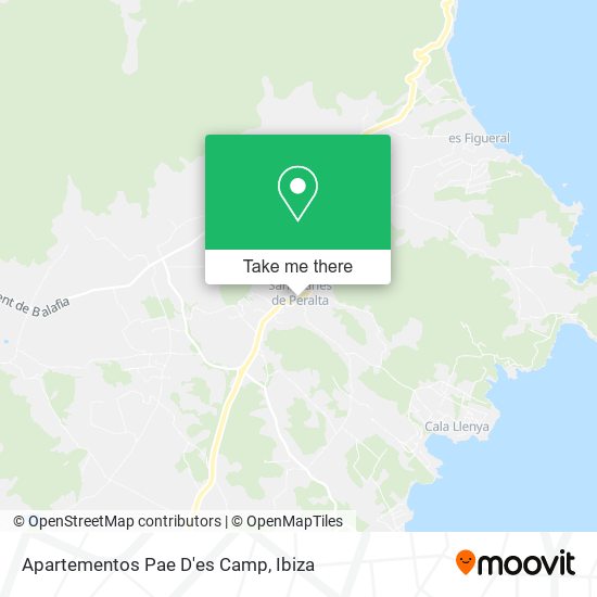 Apartementos Pae D'es Camp map