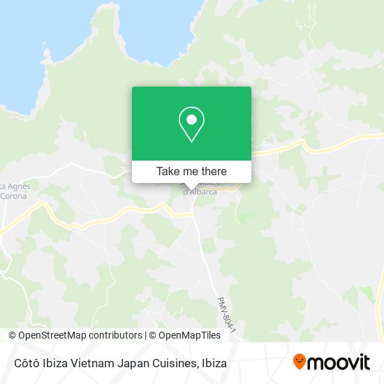 Côtô Ibiza Vietnam Japan Cuisines map