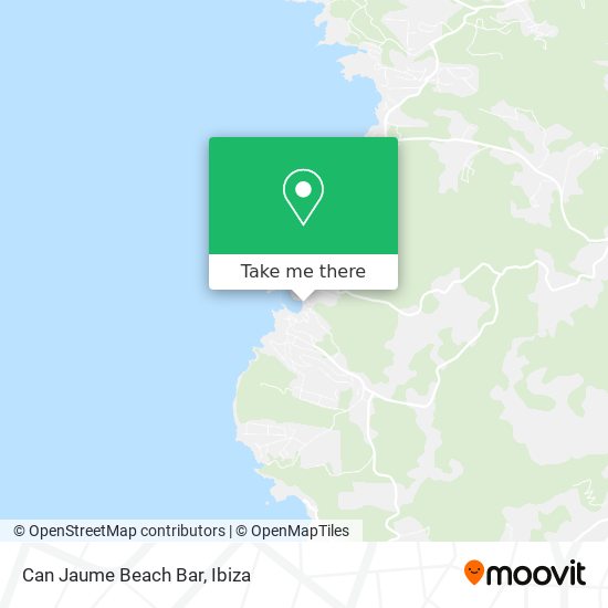 Can Jaume Beach Bar map