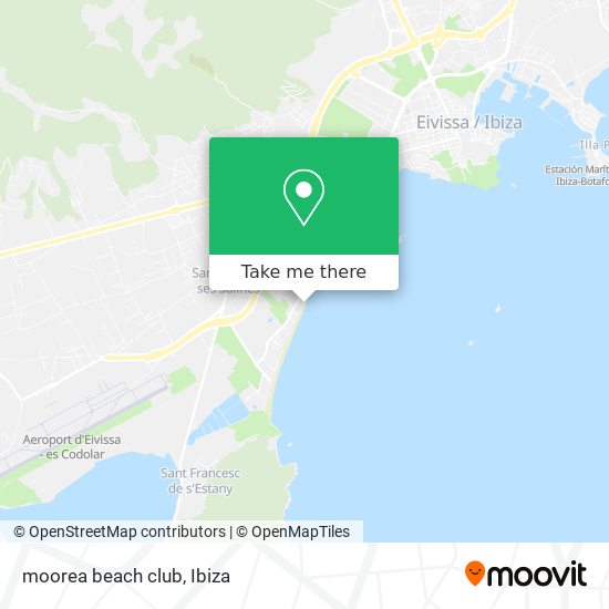 moorea beach club map