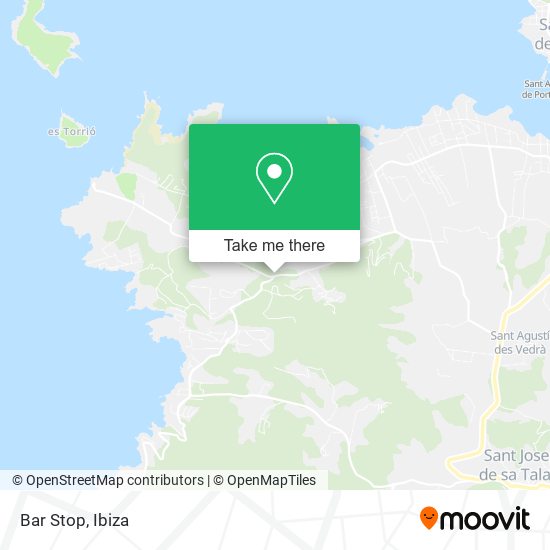 Bar Stop map