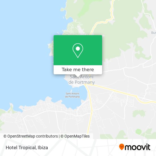 Hotel Tropical map