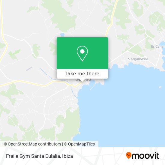 Fraile Gym Santa Eulalia map