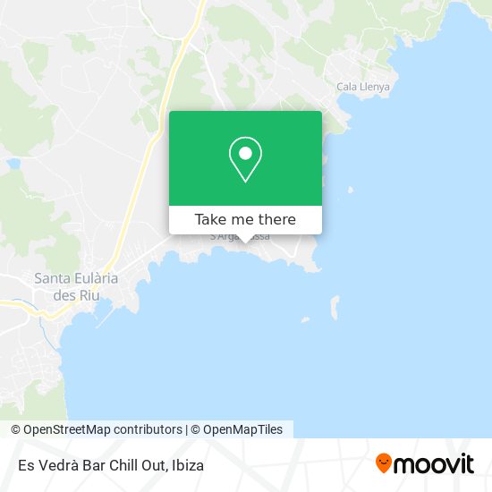 Es Vedrà Bar Chill Out map
