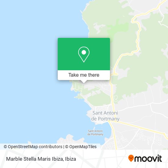 mapa Marble Stella Maris Ibiza