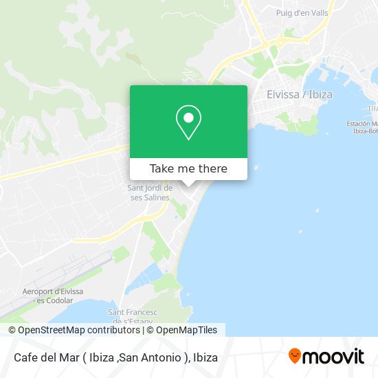 Cafe del Mar ( Ibiza ,San Antonio ) map