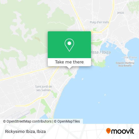 Rickysimo Ibiza map