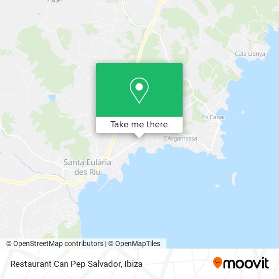 Restaurant Can Pep Salvador map