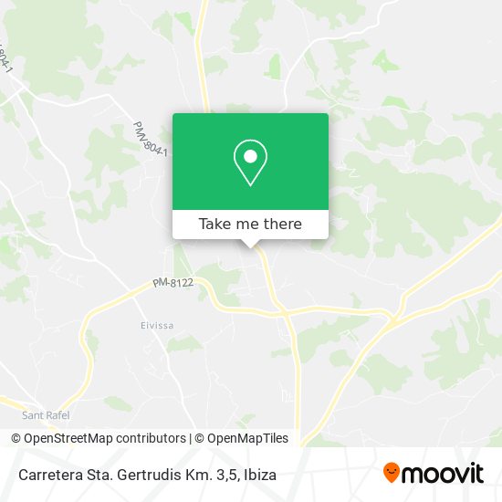 mapa Carretera Sta. Gertrudis Km. 3,5