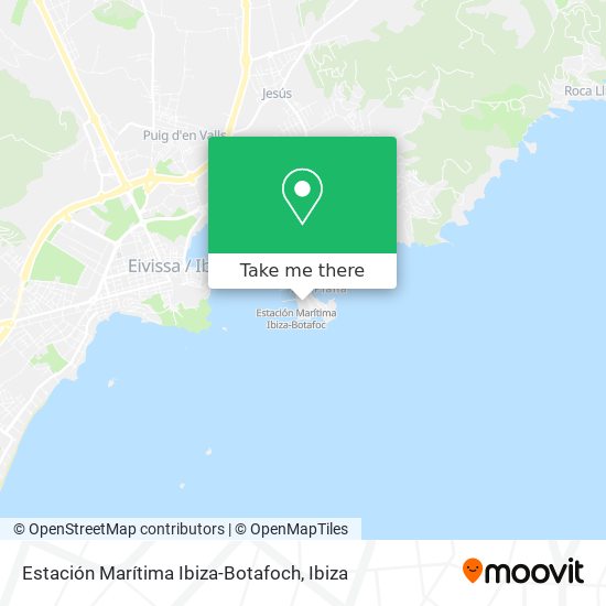 Estación Marítima Ibiza-Botafoch map