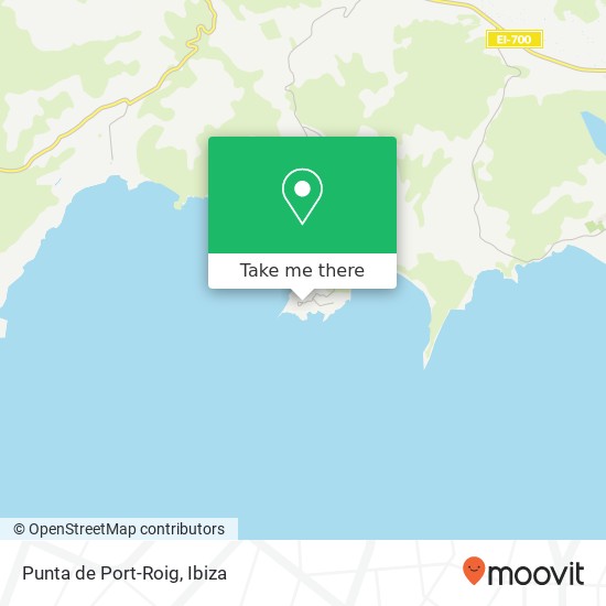 Punta de Port-Roig map