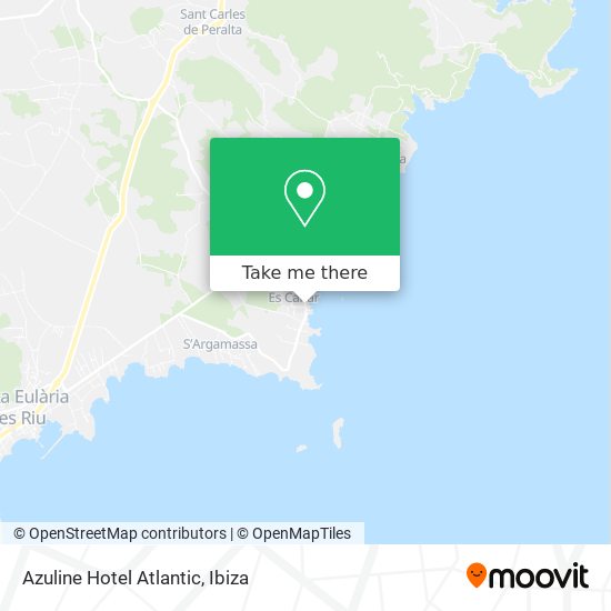 Azuline Hotel Atlantic map