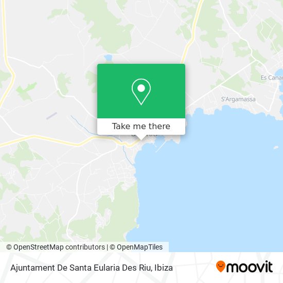 Ajuntament De Santa Eularia Des Riu map