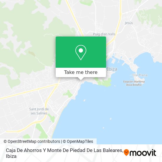 mapa Caja De Ahorros Y Monte De Piedad De Las Baleares