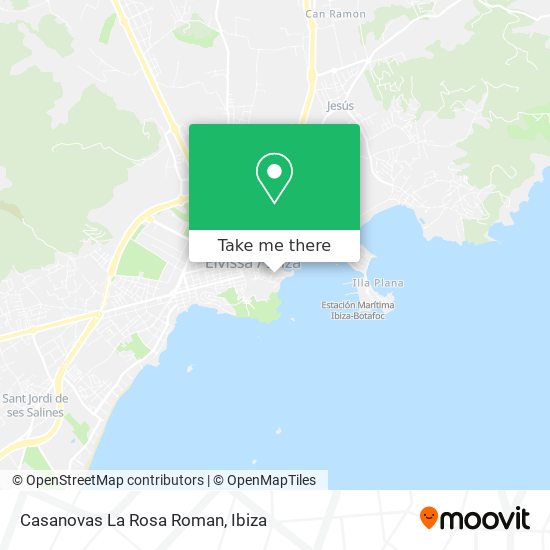 mapa Casanovas La Rosa Roman