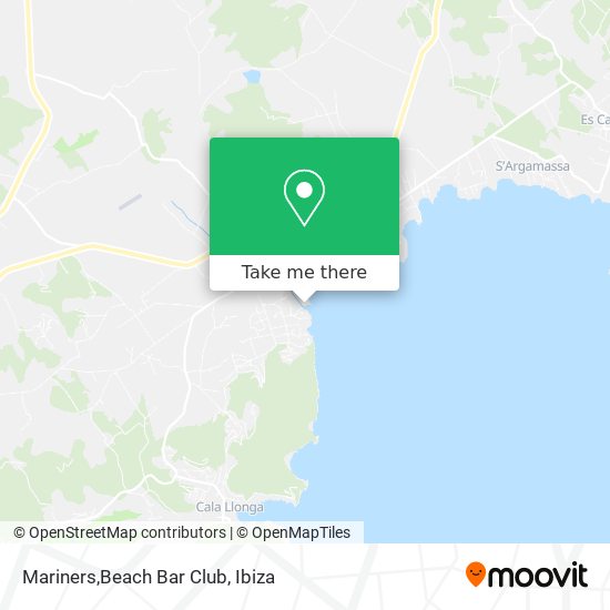 Mariners,Beach Bar Club map