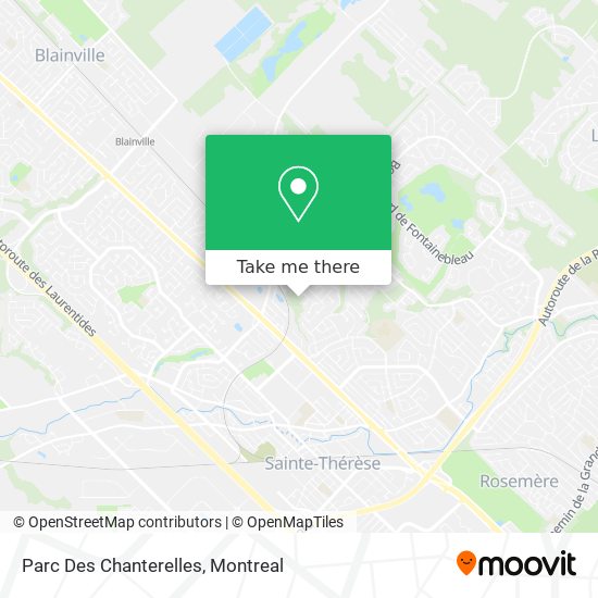 Parc Des Chanterelles map