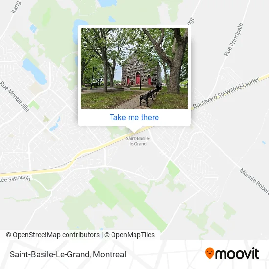 Saint-Basile-Le-Grand map