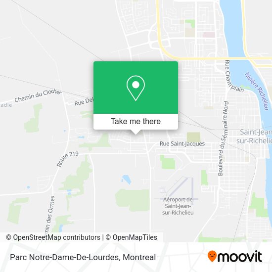 Parc Notre-Dame-De-Lourdes map