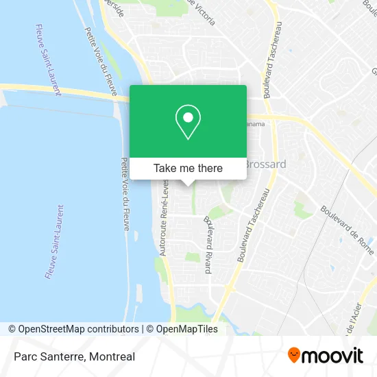 Parc Santerre map