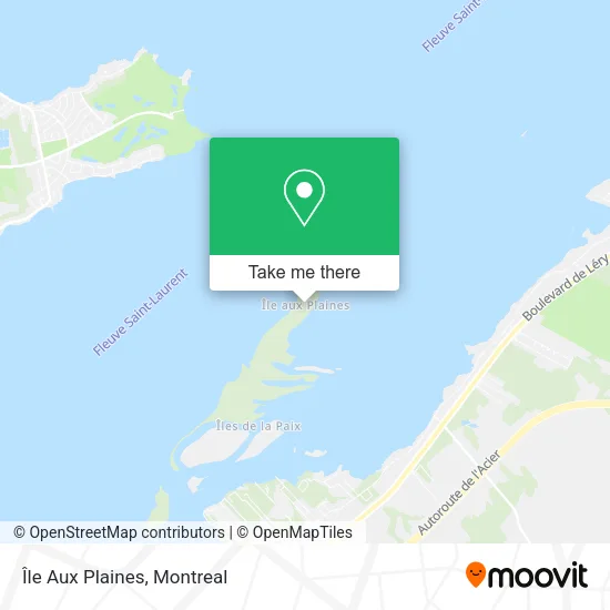Île Aux Plaines map