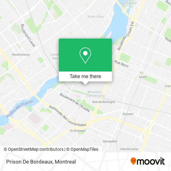 Prison De Bordeaux map