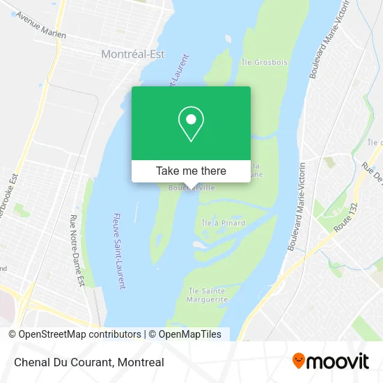 Chenal Du Courant map