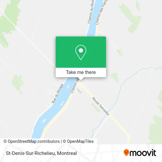 St-Denis-Sur-Richelieu map