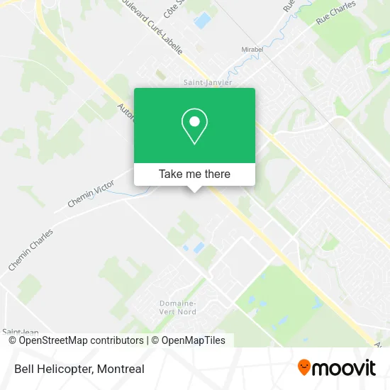 Bell Helicopter map