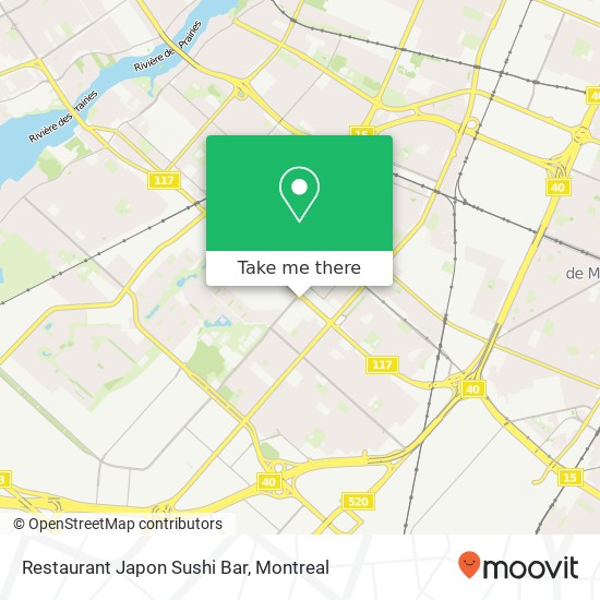 Restaurant Japon Sushi Bar map