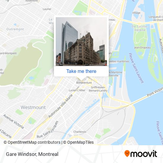 How to get to Gare Windsor in Montr al by Bus Metro or Train