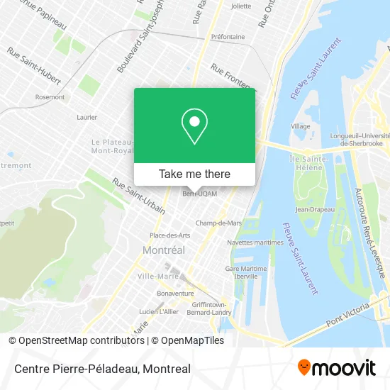 Centre Pierre-Péladeau map