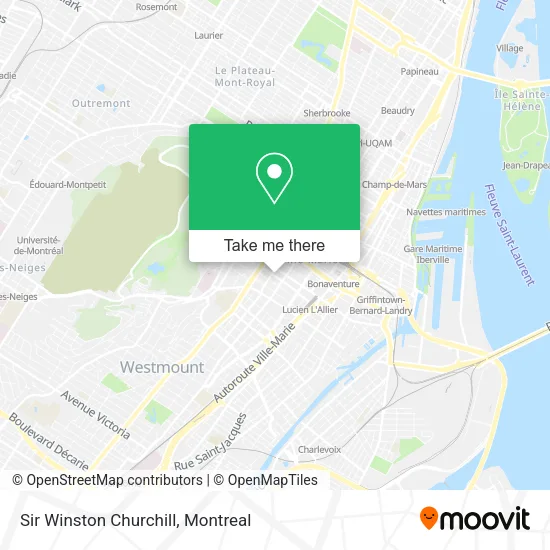 Sir Winston Churchill map