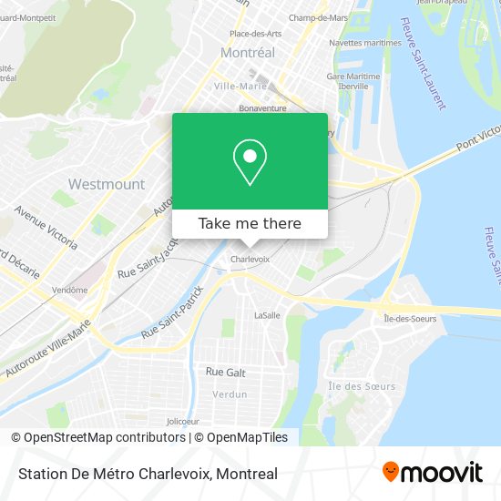 Station De Métro Charlevoix map