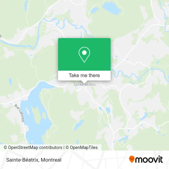Sainte-Béatrix map
