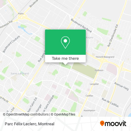 Parc Félix-Leclerc map
